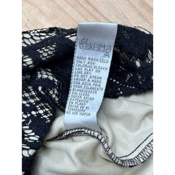 David's Bridal Sleeveless Black Lace Beaded Dress Size 16 - Picture 10 of 10